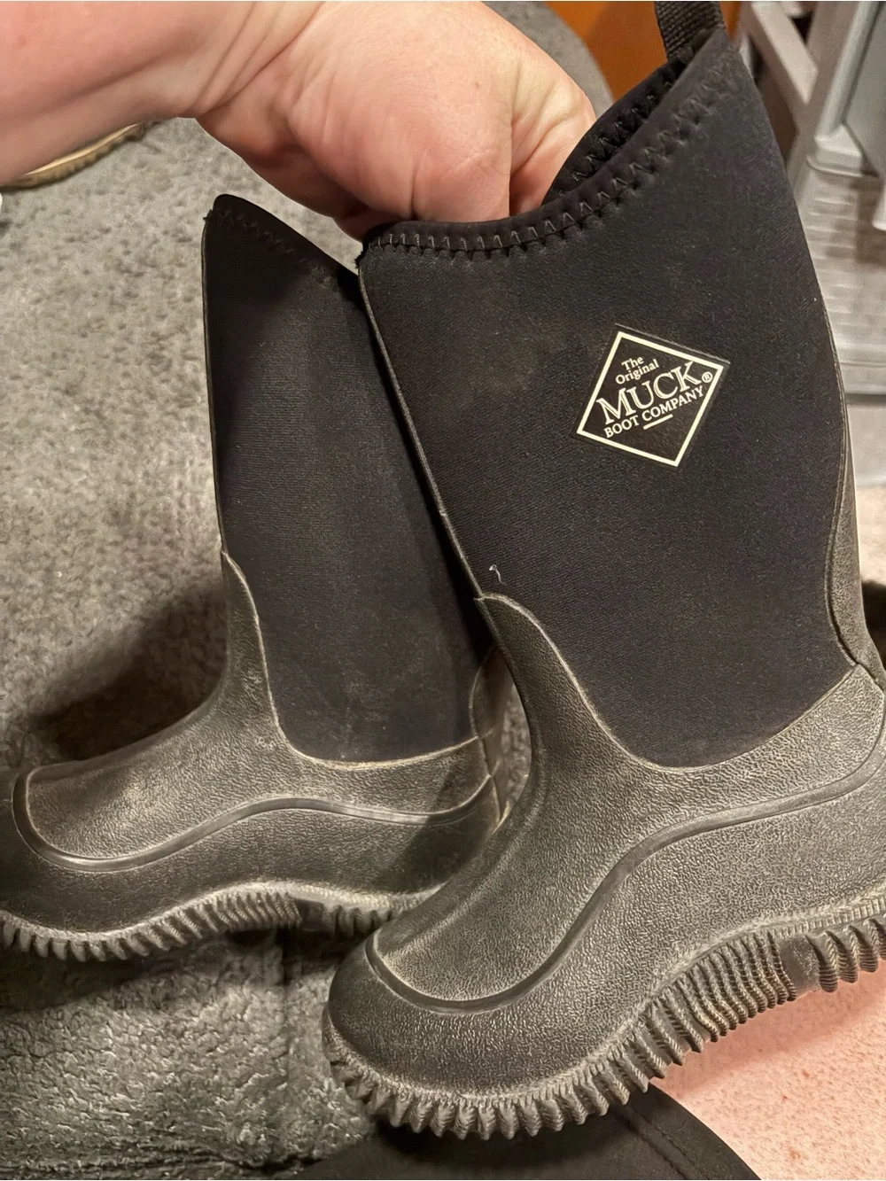 Muck Boot Company Black Neoprene Artic Boots